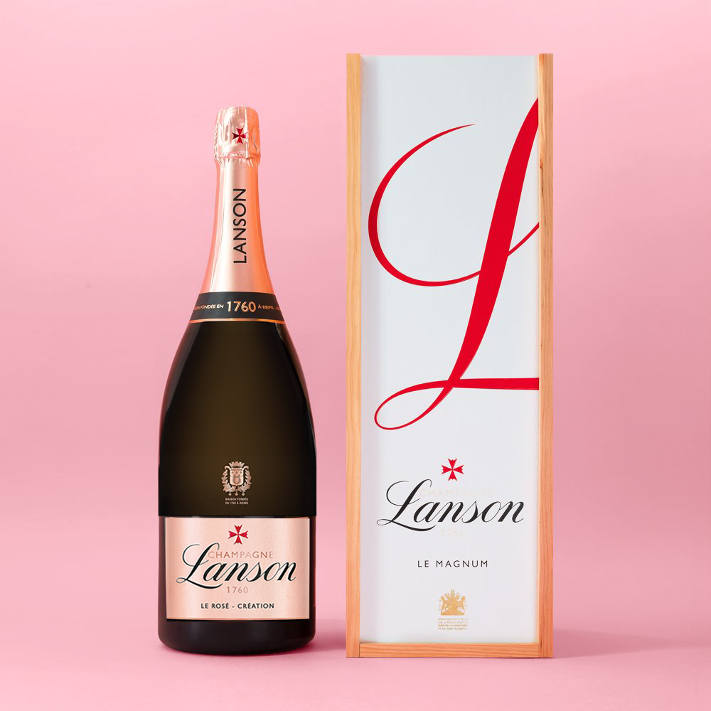 Lanson Le RosÃ© CrÃ©ation 150Cl Gift Box