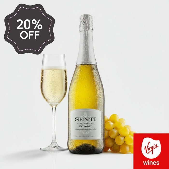 Virgin Wines Senti Prosecco Extra Dry 75cl
