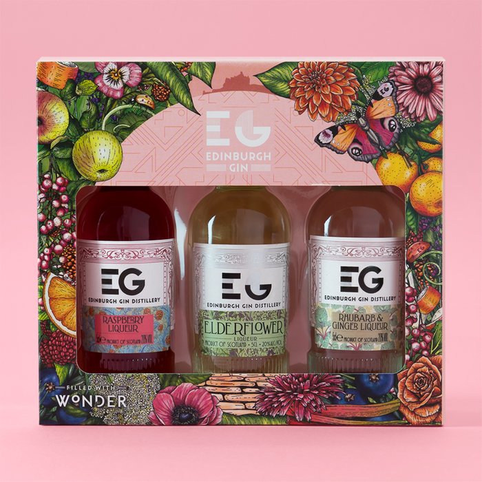 Edinburgh Gin Liqueur Trio 3x5cl
