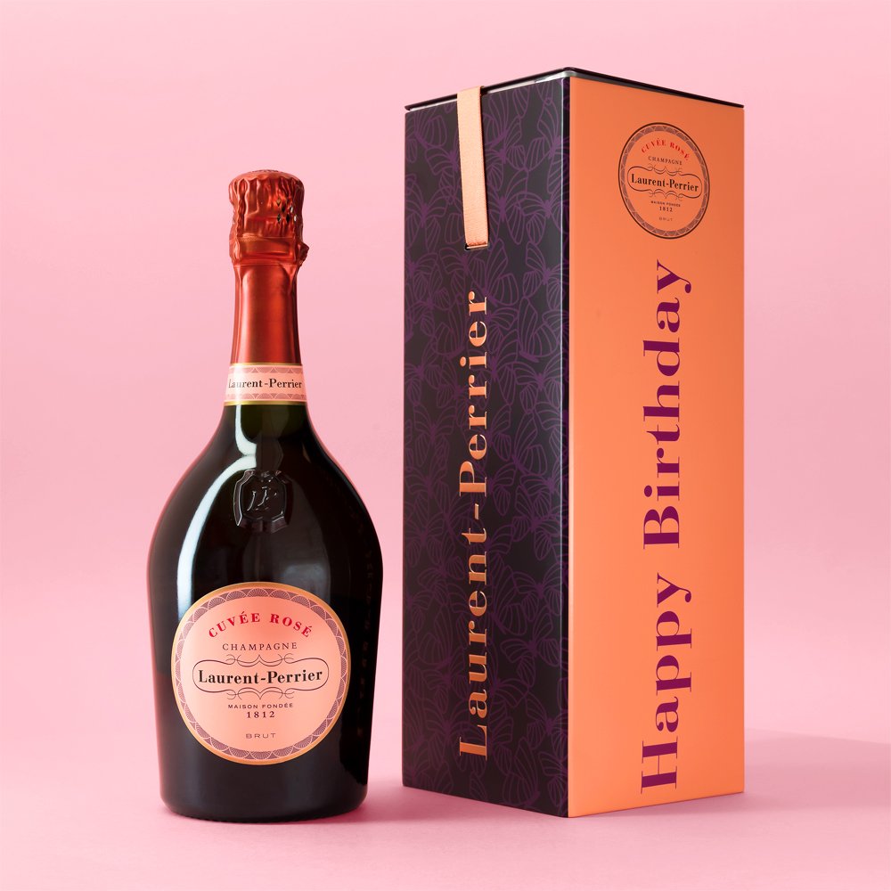 Laurent Perrier Happy Birthday Laurent-Perrier Champagne Cuvee Rose Brut