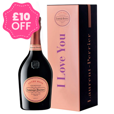 I Love You Laurent Perrier Rose Gift Tin 75cl