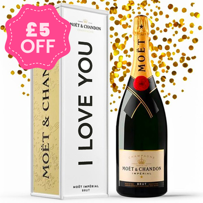 I Love You Moet Brut Gift Tin 75cl