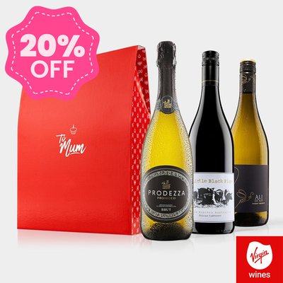 Virgin Wines To Mum Wine trio with Prosecco