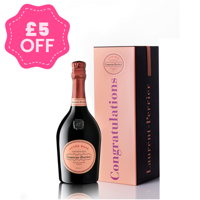 Congratulations Laurent Perrier Rose Gift Tin 75cl