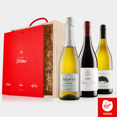 Virgin Wines Premium Christmas Day Mixed Wine Trio Gift Box