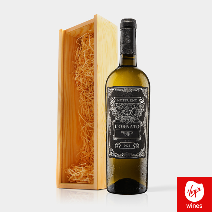 Virgin Wines Luxury Italian White Wine in Wooden Gift Box