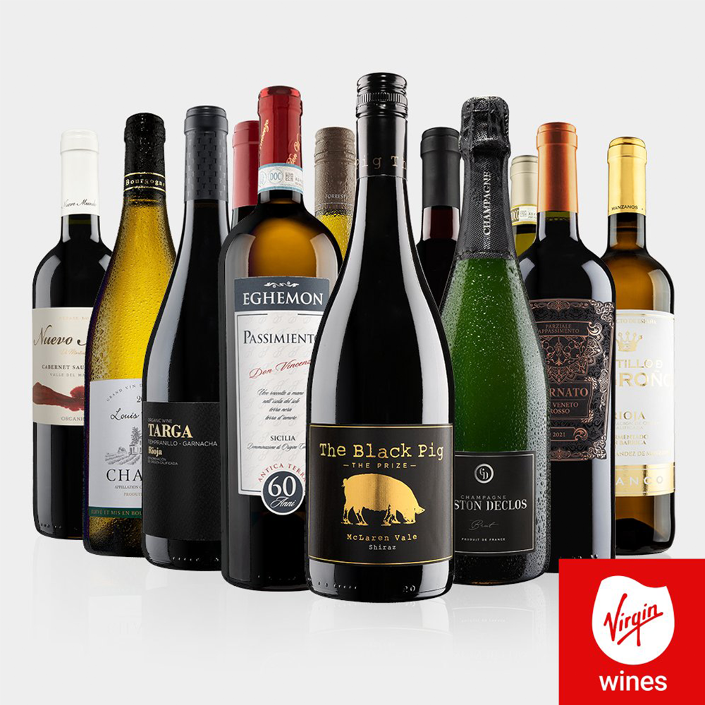 Virgin Wines - Epitome Of Luxury 12 Bottle Case With Champagne