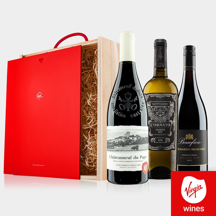 Virgin Wines - Ultimate Luxury Wine Trio including Châteauneuf-du-Pape