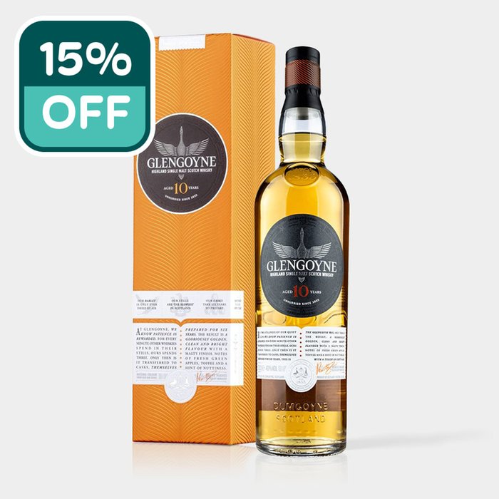 Glengoyne 10 Year Old Highland Single Malt Scotch Whisky