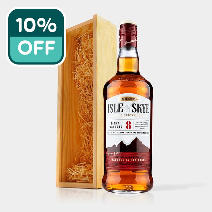 Isle of Skye Whisky in Wooden Gift Box