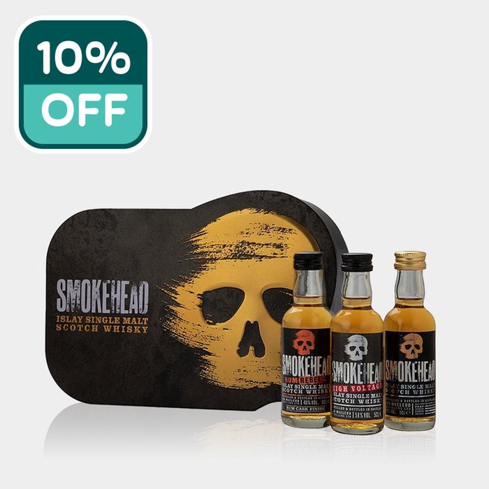 Smokehead Triple Whisky Gift 