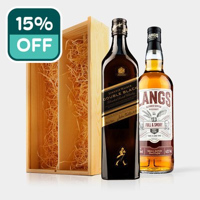 Scottish Whisky Duo in Wooden Gift Box