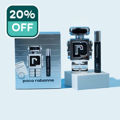 Rabanne Phantom 100ml & 20ml Eau De Toilette Gift Set