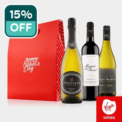 Virgin Wines Happy Fathers Day Wine Lovers trio