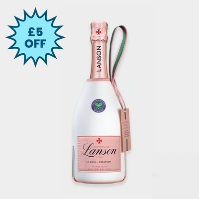 Lanson Le Rosé Creation Brut NV 75cl Wimbledon Gift Pouch