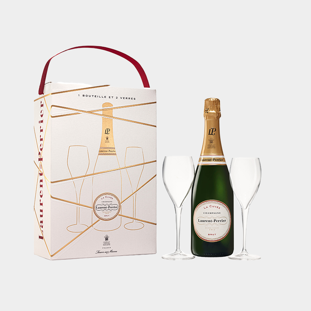 Laurent Perrier Laurent-Perrier La CuvÃ©e + 2 Glasses