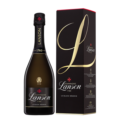 Lanson Le Black Reserve 75cl in Gift Box