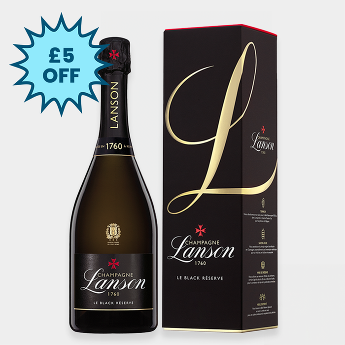 Lanson Le Black Reserve 75cl in Gift Box