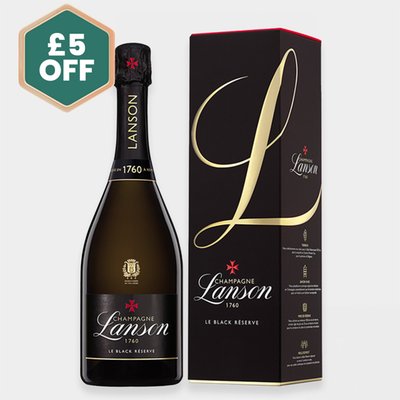 Lanson Le Black Reserve 75cl in Gift Box