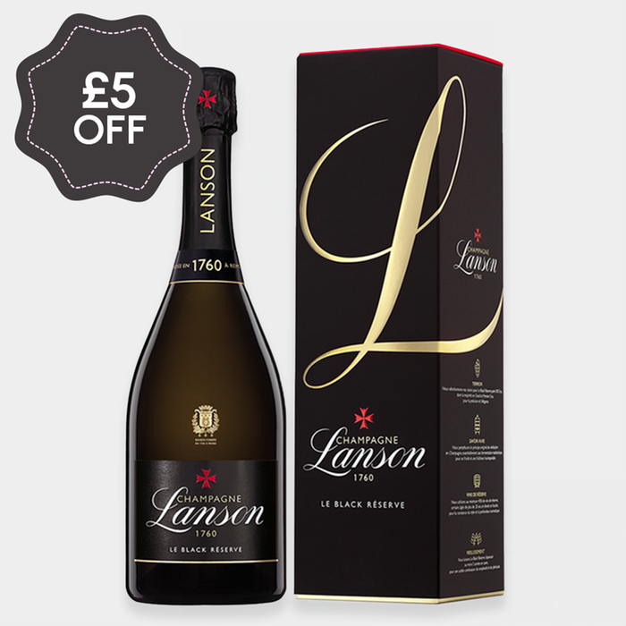 Lanson Le Black Reserve 75cl in Gift Box