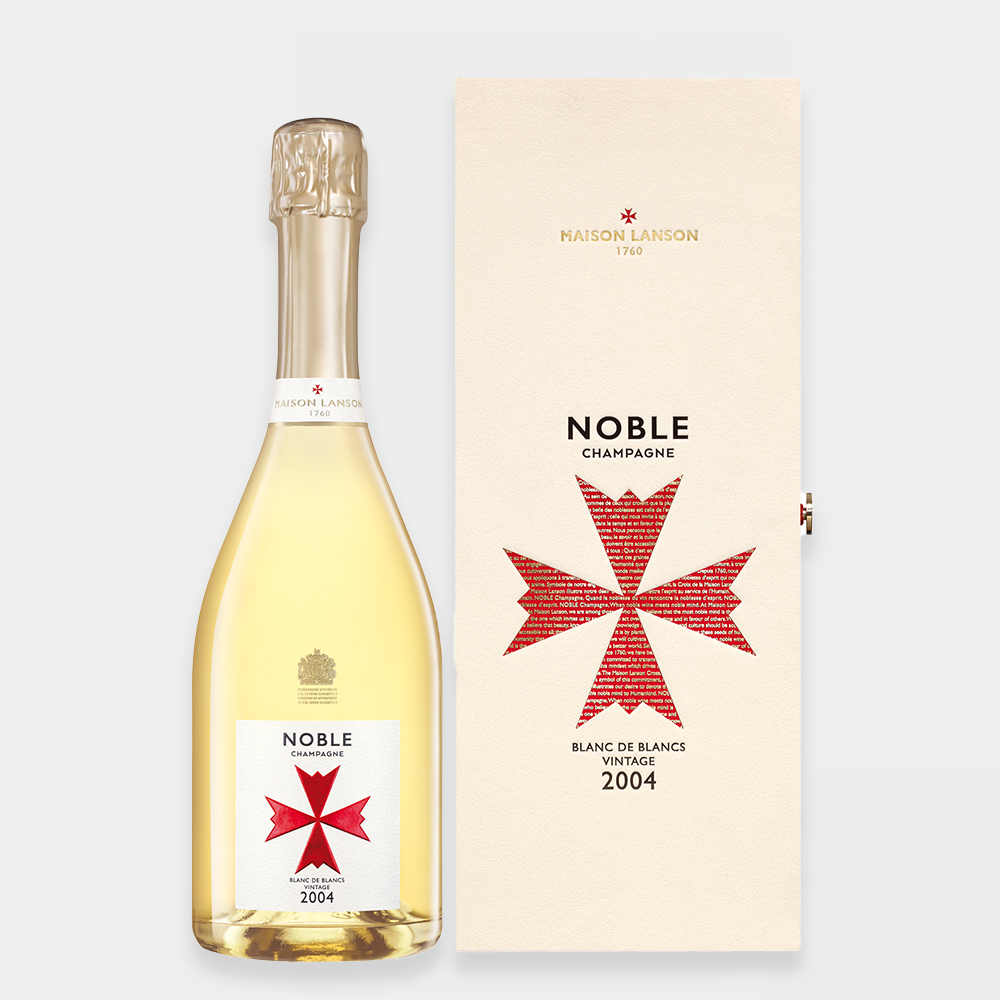Lanson Noble Champagne Blanc De Blancs Vintage 2004 In Gift Box