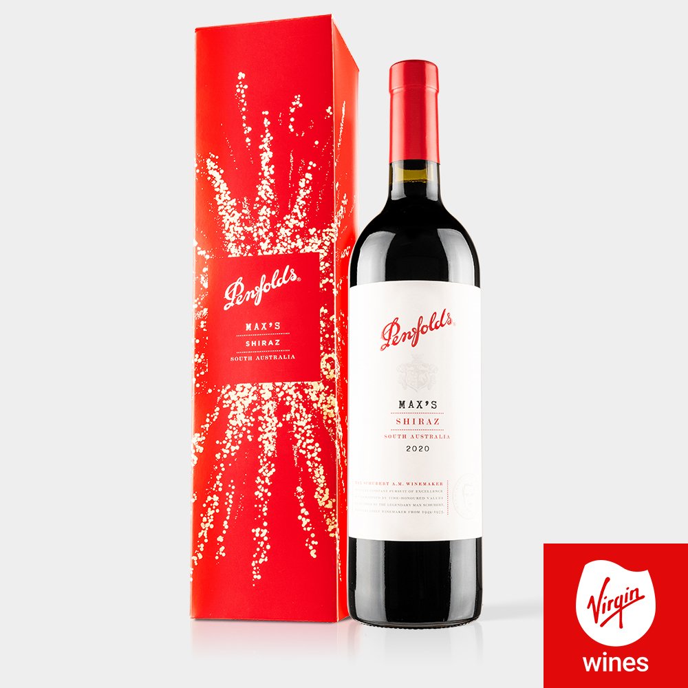 Virgin Wines Penfolds Max's South Australia Shiraz Red Wine 75Cl