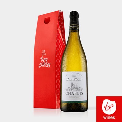 Happy Birthday White Wine & Burgundy Gift Box 75cl