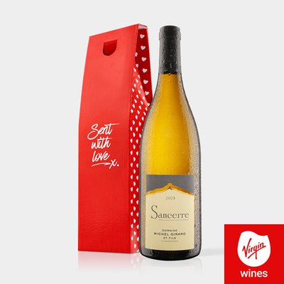 Sancerre White Wine 75cl & Sent with Love Gift Box