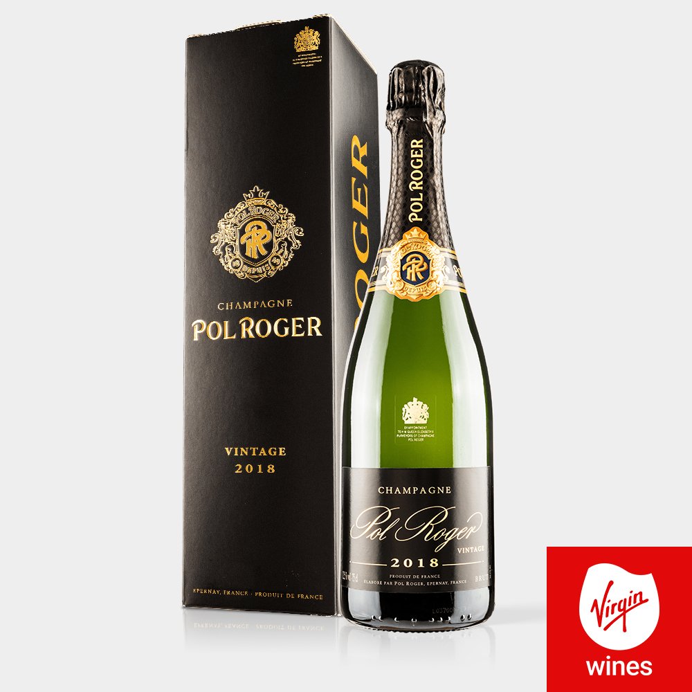 Virgin Wines Pol Roger Vintage 2018 Champagne 75Cl