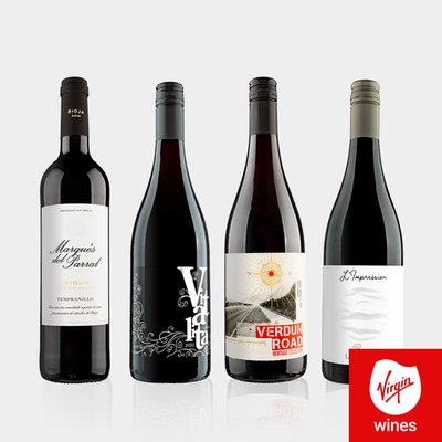 Virgin Wines 4 Bottle Deep Reds Selection Case 75cl