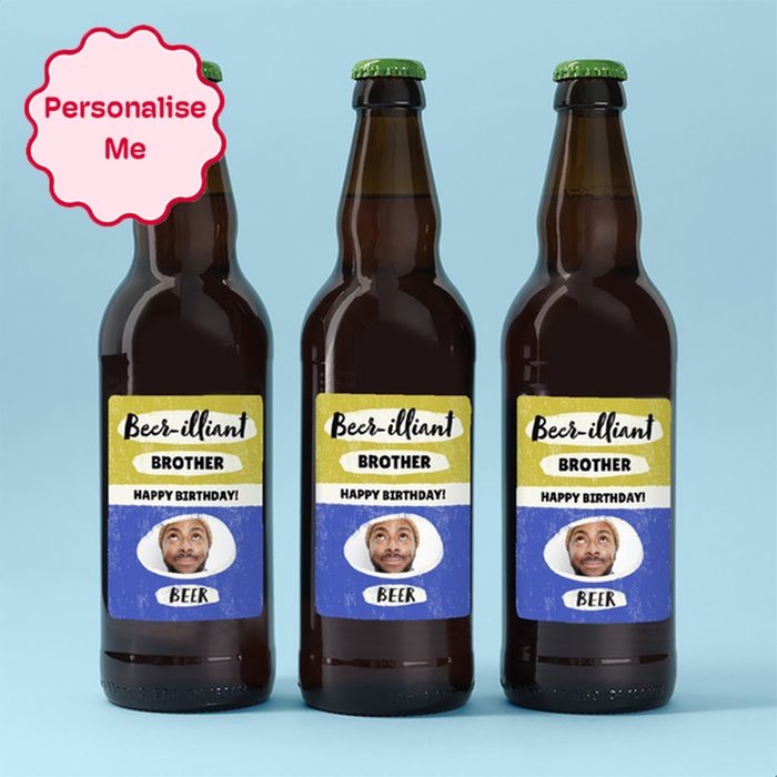 Happy Birthday Beer-illiant Brother Beer Trio 3x500ml