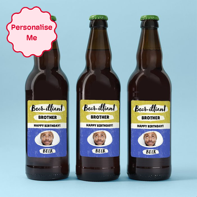Happy Birthday Beer-illiant Brother Beer Trio 3x500ml