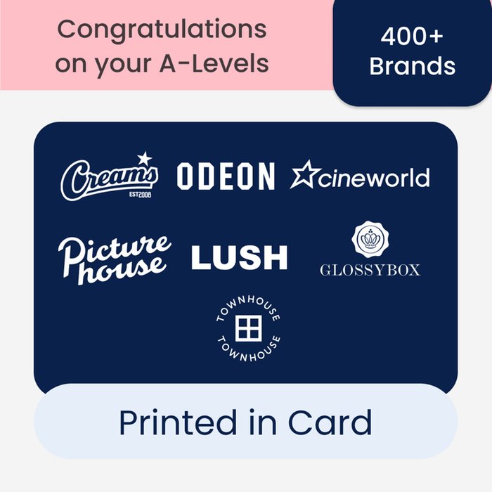 £50 A-Level Results Gift Voucher