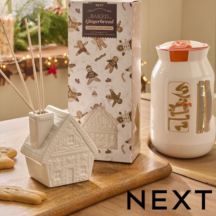 NEXT Gingerbread House 100ml Reed Diffuser 