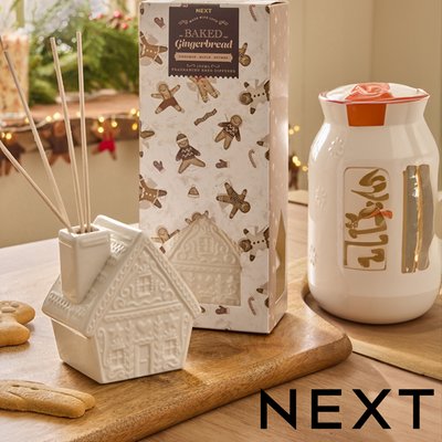NEXT Gingerbread House 100ml Reed Diffuser 