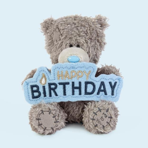 Tatty Teddy 11.5cm Happy Birthday Banner