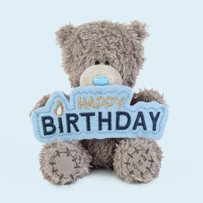 Tatty Teddy 11.5cm Happy Birthday Banner
