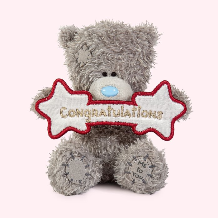 Tatty Teddy 11.5cm Congratulations Star Bear