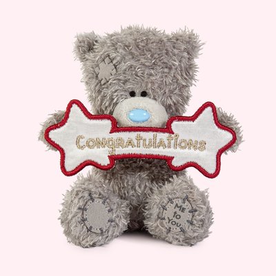 Tatty Teddy 11.5cm Congratulations Star Bear