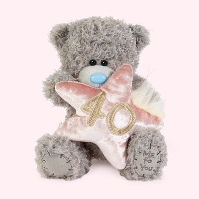 Tatty Teddy 17cm 40th Birthday Bear