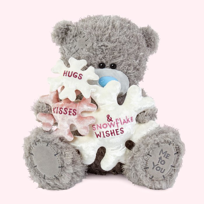 Tatty Teddy 21cm Hugs & Kisses Snowflakes
