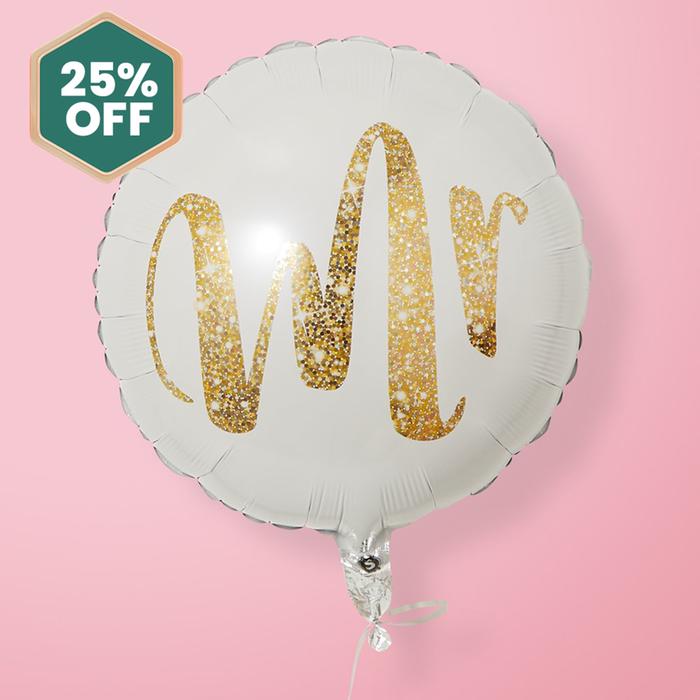 Mr Gold Balloon
