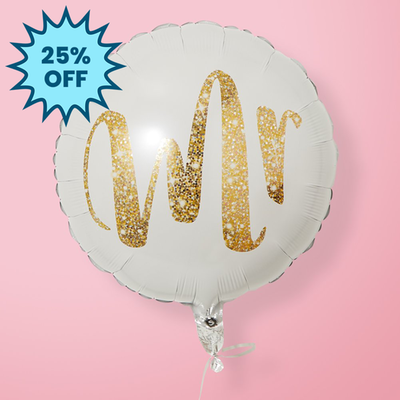 Mr Gold Balloon