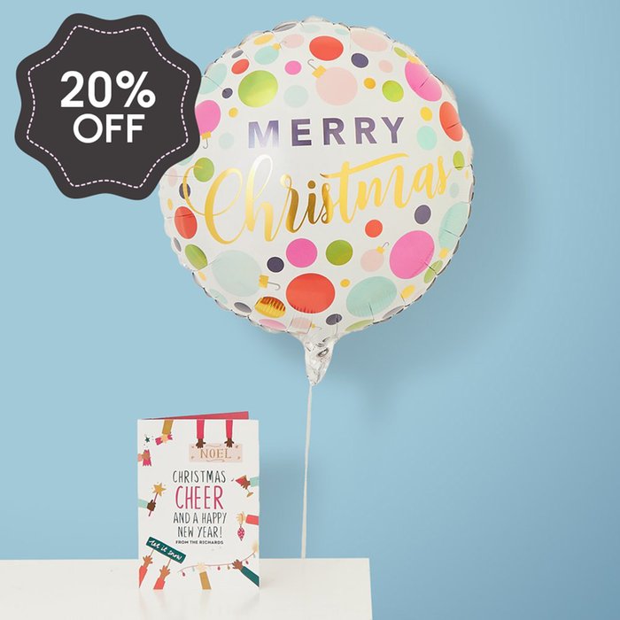 Merry Christmas Balloon