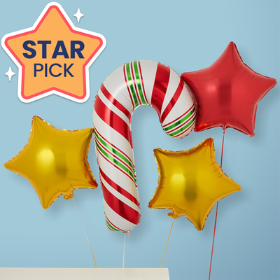 Candy Cane Festive Balloon Bundle