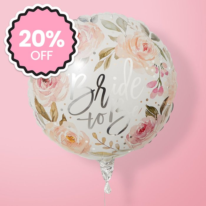 Bride to Be Roses Balloon