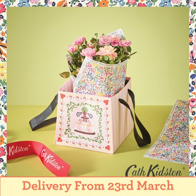 Cath Kidston Bicolor Rose Plant & Gift Bag