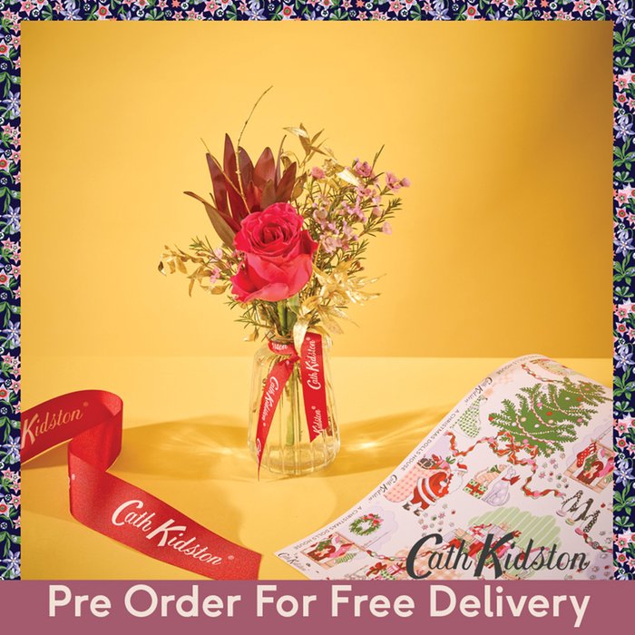 Cath Kidston Ruby Posy & Vase