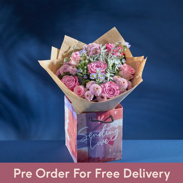 The Sending Love Bouquet & Gift Bag