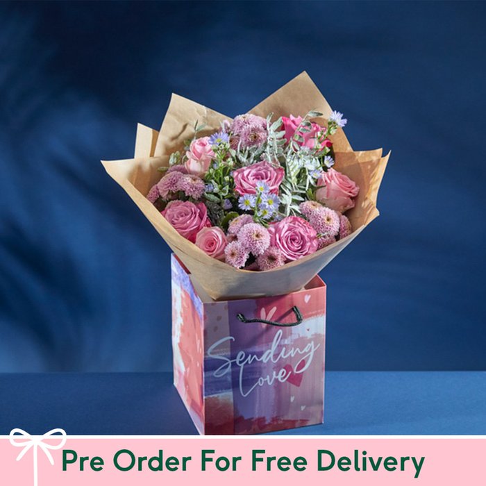 The Sending Love Bouquet & Gift Bag